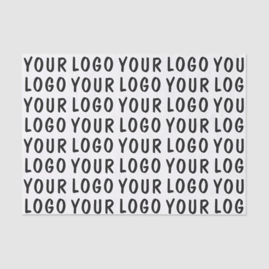 カスタムロゴビジネス会社の包装ティッシュペーパー 薄葉紙 (正面)