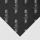 カスタムロゴビジネス会社パッケージブラック 薄葉紙 (詳細)