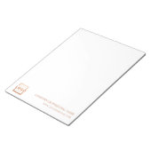 カスタムロゴビジネス会社ブランドギフト ノートパッド (アングル)