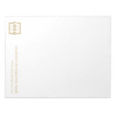 カスタムロゴビジネス会社ブランドギフト ノートパッド (正面)