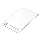 カスタムロゴビジネス会社ブランドギフト ノートパッド (アングル)