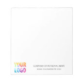 カスタムロゴビジネス会社販促ギフト ノートパッド (正面)