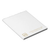 カスタムロゴビジネス会社販促ギフト ノートパッド (アングル)