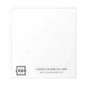 カスタムロゴビジネス会社販促ギフト ノートパッド (正面)