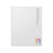 カスタムロゴビジネス会社販促ギフト ノートパッド (回転)