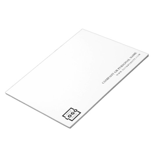 カスタムロゴビジネス会社販促ギフト ノートパッド (アングル)