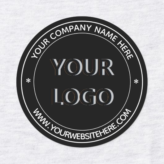 カスタムロゴビジネス名Webサイトスタンプのラベル ラベル (デザイン1)