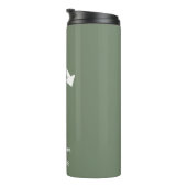 カスタムロゴビジ企業のネス | Sage Green タンブラー (回転右)