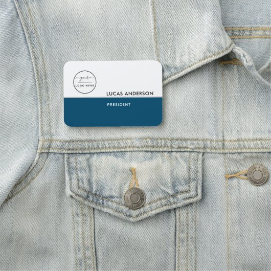 カスタムロゴプラスチック名タグ磁気またはピン 名札 (インサイチュ)