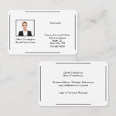 カスタムロゴプロフェッショナルシンプルビジネスカー 名刺 (正面/裏面)