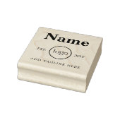 カスタムロゴプロフェッショナルシンプル ラバースタンプ (スタンプ)