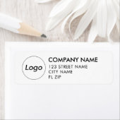 カスタムロゴプロフェッショナル差出人住所 ラベル (インサイチュ)