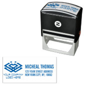 カスタムロゴプロフェッショナル差出人住所Self-inkin セルフインキングスタンプ (インサイチュ)