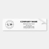 カスタムロゴプロフェッショナル バンパーステッカー (正面)