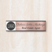 カスタムロゴプロフェッショナルOfficeドアサイン サインプレート (正面)