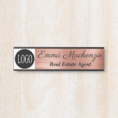 カスタムロゴプロフェッショナルOfficeドアサイン サインプレート (正面)