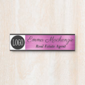 カスタムロゴプロフェッショナルOfficeドアサイン サインプレート (正面)