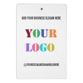 カスタムロゴプロモーションソーシャルメディア名 ミニクリップボード (裏面)