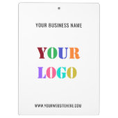 カスタムロゴプロモーションパーソナライズされた業 クリップボード (裏面)