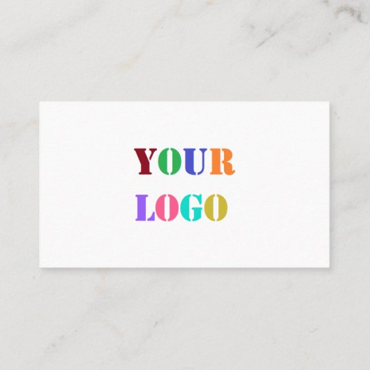 カスタムロゴプロモーションパーソナライズされた業 コーリングカード (裏面)