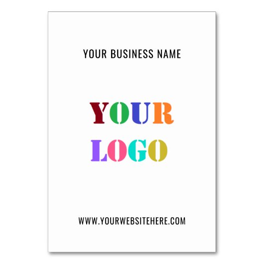 カスタムロゴプロモーションパーソナライズされた業 テーブルナンバー (正面)