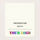 カスタムロゴプロモーションパーソナライズされた業 名刺 (外部フラット)