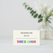 カスタムロゴプロモーションパーソナライズされた業 名刺 (スタンド正面)