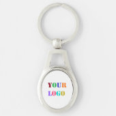 カスタムロゴプロモーションパーソナライズされた- キーホルダー (正面)