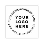 カスタムロゴプロモーション文字Webサイトラウンド セルフインキングスタンプ (デザイン)