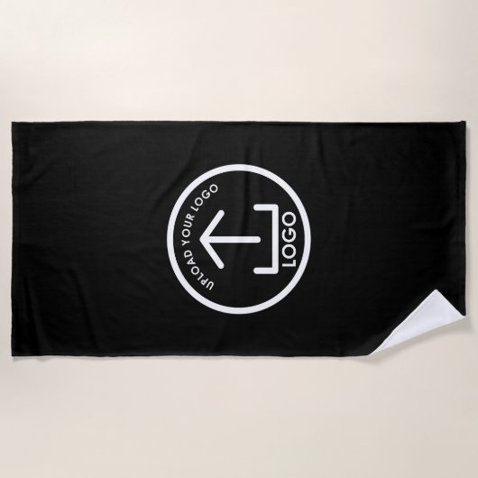 カスタムロゴプールのプロモーションプロフェッショナルスワッグ ビーチタオル (正面)