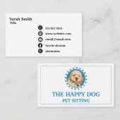 カスタムロゴペットビジネス 名刺 (正面/裏面)