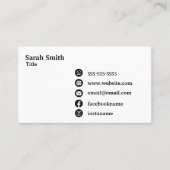 カスタムロゴペットビジネス 名刺 (正面)