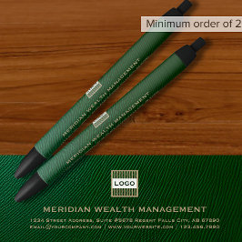 カスタムロゴペン 黒ボールペン