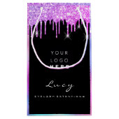 カスタムロゴマーク会社名筆証筆証書 スモールペーパーバッグ (裏面)