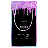 カスタムロゴマーク会社名筆証筆証書 スモールペーパーバッグ (正面)