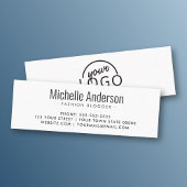 カスタムロゴミニマモダンリスト スキニー名刺