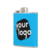 カスタムロゴミニマルを追加するモダンためのカラーブランド フラスク (左)