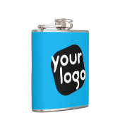 カスタムロゴミニマルを追加するモダンためのカラーブランド フラスク (右)