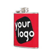 カスタムロゴミニマルを追加するモダンためのカラーブランド フラスク (左)