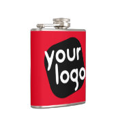 カスタムロゴミニマルを追加するモダンためのカラーブランド フラスク (右)