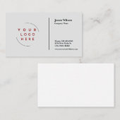 カスタムロゴミニマル名刺 名刺 (正面/裏面)