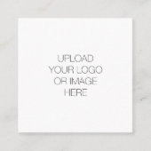 カスタムロゴミニマル砂漠バラ スクエア名刺 (正面)