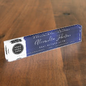 カスタムロゴモダンシンプルトレンディー デスクネームプレート (側面)