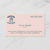 カスタムロゴモダンピンク 名刺 (正面)