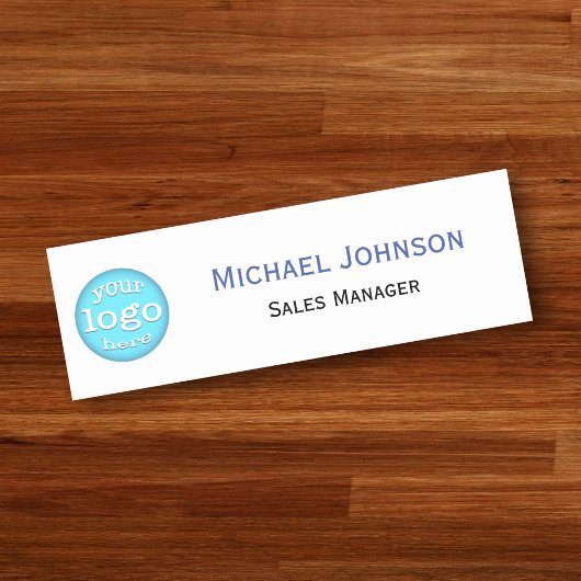 カスタムロゴモダンプロフェッショナル社員 名札