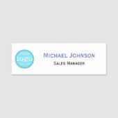 カスタムロゴモダンプロフェッショナル社員 名札 (正面)