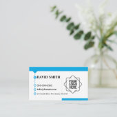 カスタムロゴモダンミニマリスト 名刺 (スタンド正面)