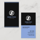 カスタムロゴモダンミニマリパーソナライズされたスト企業 名刺 (正面/裏面)