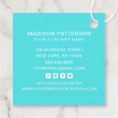 カスタムロゴモダンミニマルなソーシャルメディアのアイコン フェイバータグ (裏面)