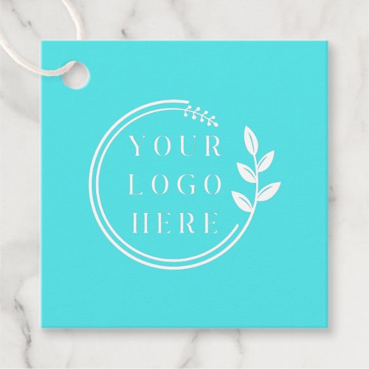 カスタムロゴモダンミニマルなソーシャルメディアのアイコン フェイバータグ (正面)